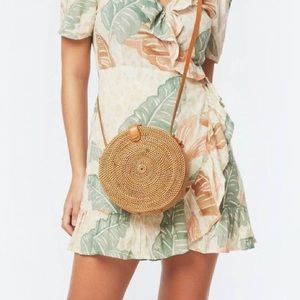 Rattan Round Circle Purse